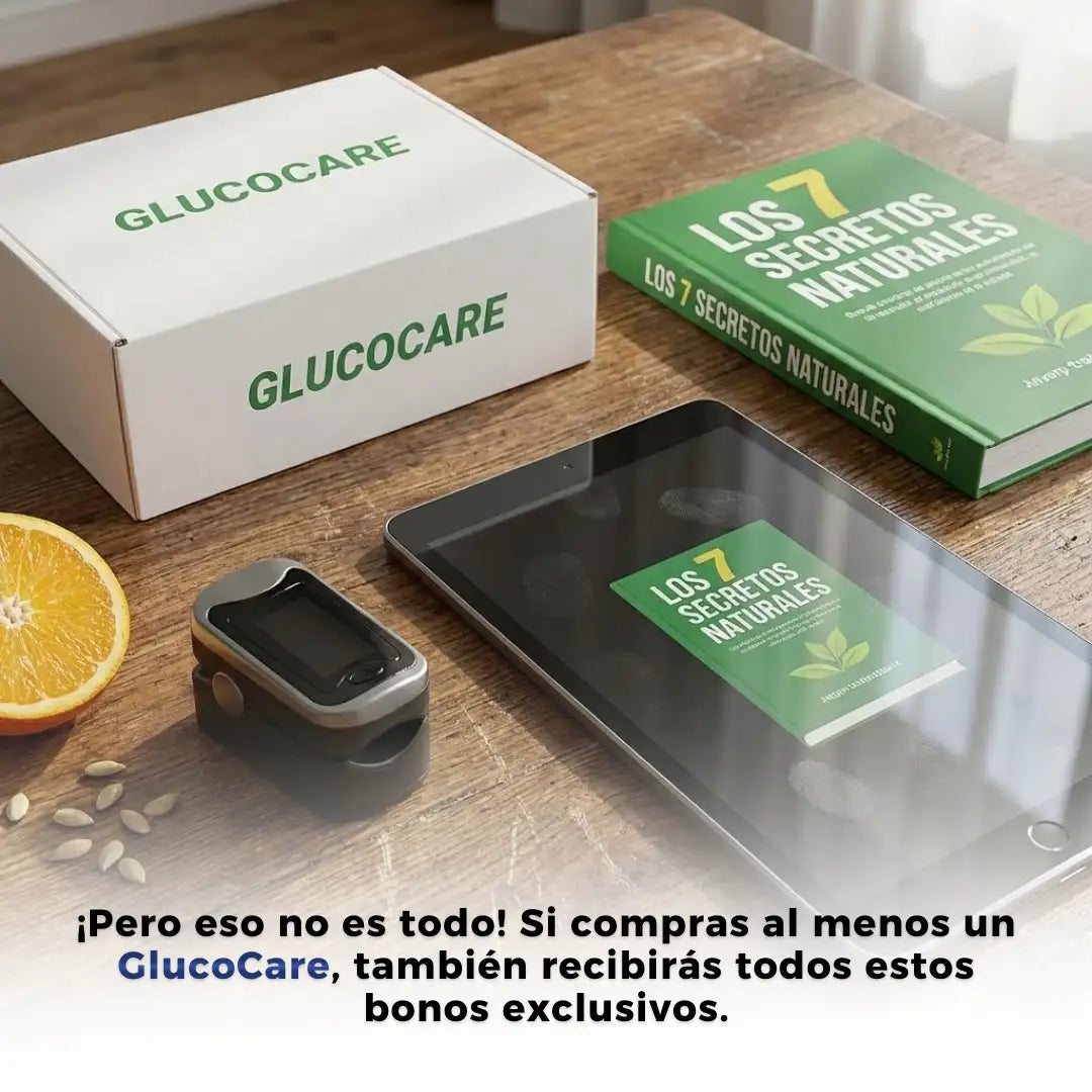 GlucoCare™ | Monitor inteligente 3 en 1 para tu bienestar diario